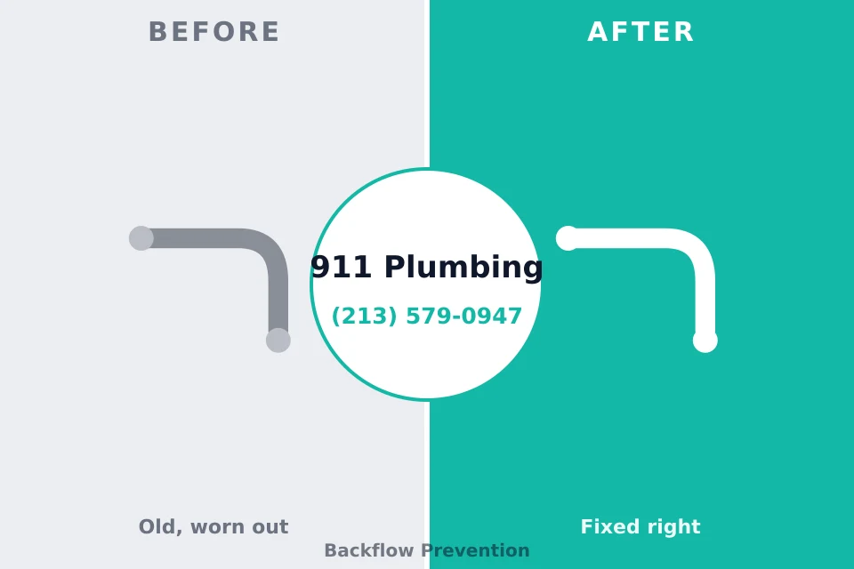 Before and after: plumbing repair Richwood, WV